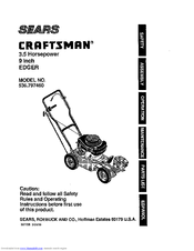 Craftsman 536.797460 Owner's Manual