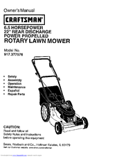 Craftsman 917.377576 Owner's Manual