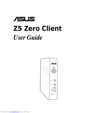 Asus Z5 User Manual