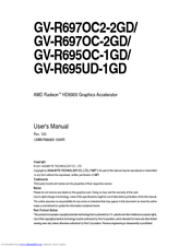 Gigabyte GV-R695UD-1GD User Manual