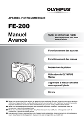 Olympus FE 200 - Digital Camera - 6.0 Megapixel Manuel Avancé