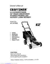 Craftsman EZ3 917.377520 Owner's Manual