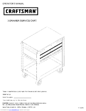 Craftsman 706.597400 Operator's Manual