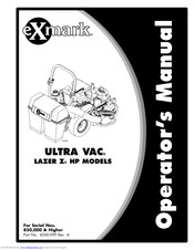 Exmark Ultra Vac Lazer Z HP Operator's Manual