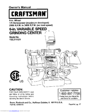 Craftsman 152.21152 Owner's Manual