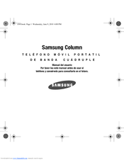 Samsung Column Manual Del Usuario
