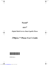Motorola iDEN i700plus User Manual