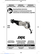 Skil 9206 Operating Instructions Manual