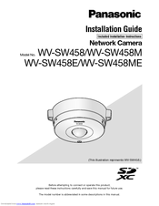 Panasonic WV-SW458ME Installation Manual