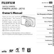 FujiFilm FINEPIX JX710 Owner's Manual
