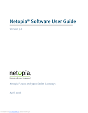 Netopia 3300 series Software User's Manual