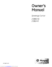Ge Monogram ZDBR240 Owner's Manual