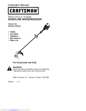 Craftsman WEEDWACKER C944.515570 Instruction Manual