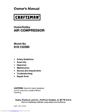 Craftsman 919.152390 Owner's Manual