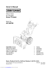 Craftsman 247.88790 Owner's Manual