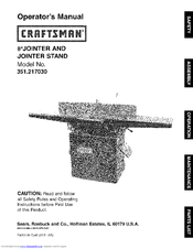 Craftsman 351.217030 Operator's Manual
