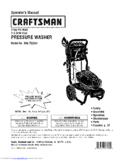 Craftsman 580.752201 Operator's Manual