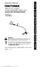 Craftsman Weedwacker 358.798210 Operator's Manual