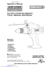 Craftsman 320.29004 Operator's Manual