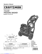 Craftsman 580.752150 Operator's Manual
