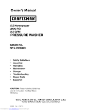 Craftsman 919.769063 Owner's Manual