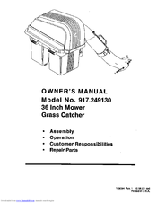 Craftsman 917.249130 Owner's Manual