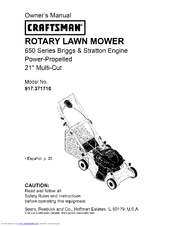 Craftsman 917.371710 Owner's Manual