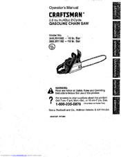 Craftsman 358.351082 Operator's Manual