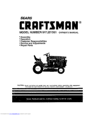 Sears Craftsman 917.251561 Owner's Manual