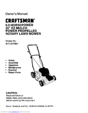 Craftsman 917.377401 Owner's Manual