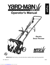 Yard-Man 247.880870 Operator's Manual
