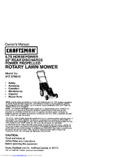 Craftsman 917.379510 Owner's Manual