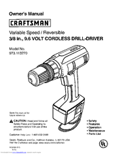 Craftsman 973.113270 Owner's Manual