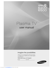Samsung PN58C6400TF User Manual