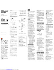 Sony ERA-MS008 Manual