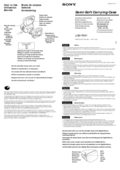 Sony LCM-FD91 Operating Instructions