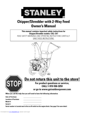 Stanley CH7 Owner's Manual