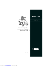 Stiga PARK SILENT Instructions For Use Manual