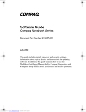 Compaq EVO NOTEBOOK N410C Software Manual