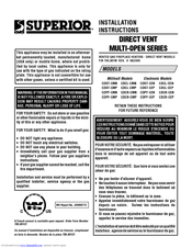 Superior CDCR-CEN Installation Instructions Manual