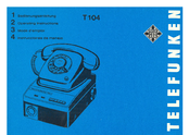 Telefunken T 104 Manual