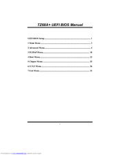 Biostar TZ68A Manual