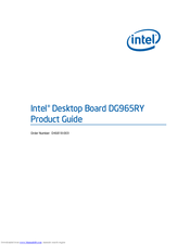 Intel DG965RY Product Manual