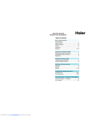 Haier HRF-381FR User Manual