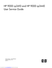 HP rp3440 Service Manual