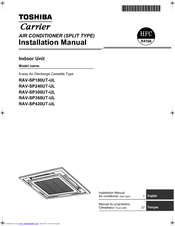 Carrier RAV-SP180UT-UL Installation Manual