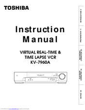 Toshiba KV-7960A Instruction Manual