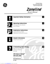 GE Zoneline 2200 Owner's Manual