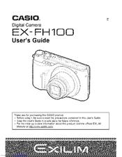 CASIO Exilim EX-FH100 User Manual