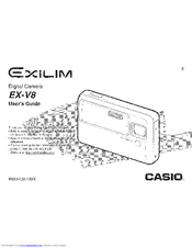 CASIO EX-V8 - EXILIM Hi-Zoom Digital Camera User Manual